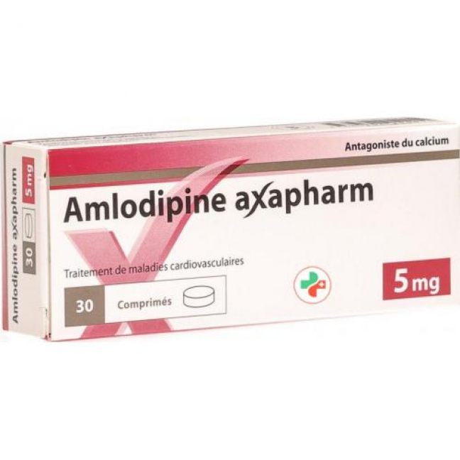 Aмлoдипин Аксафарм 5 мг 30 таблеток