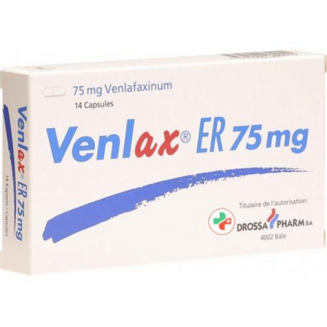 Венлакс ER 75 мг 14 ретард капсул 