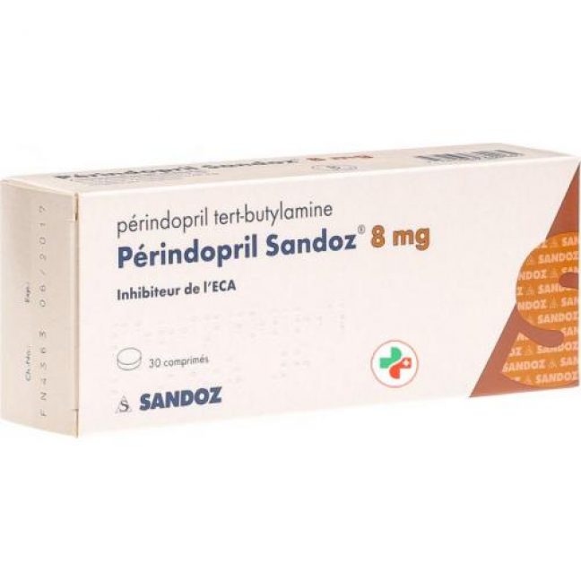 Периндоприл Сандоз 8 мг 30 таблеток