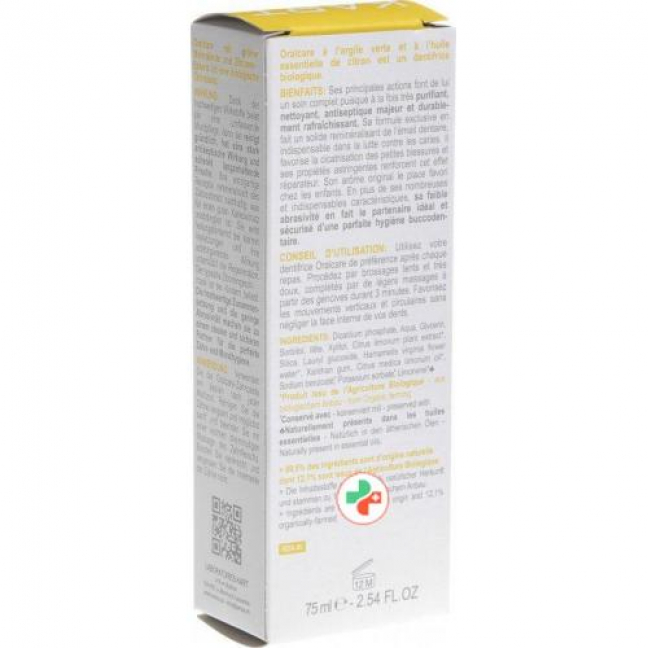 Kart Zahnpaste Lehm Oralcare Zitrone 75мл