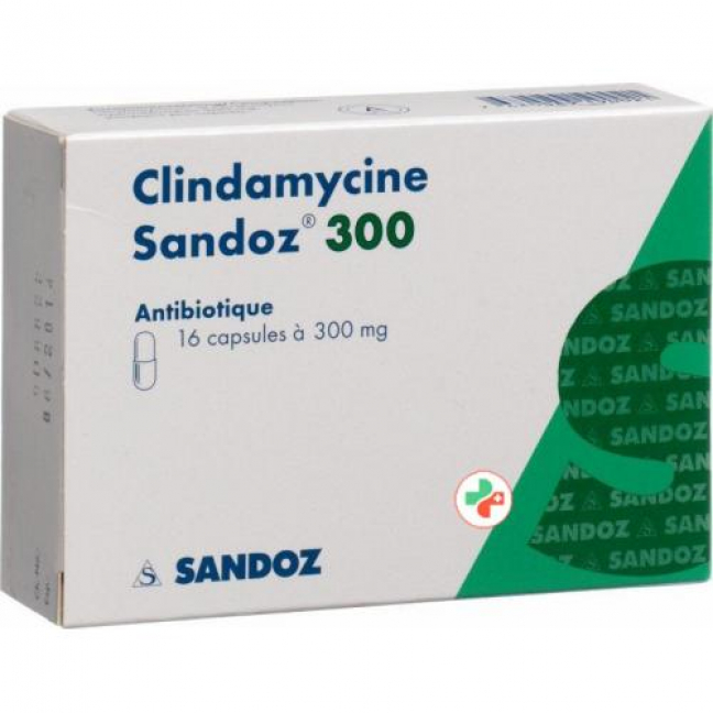 Clindamycin Sandoz 300 mg 16 Kaps