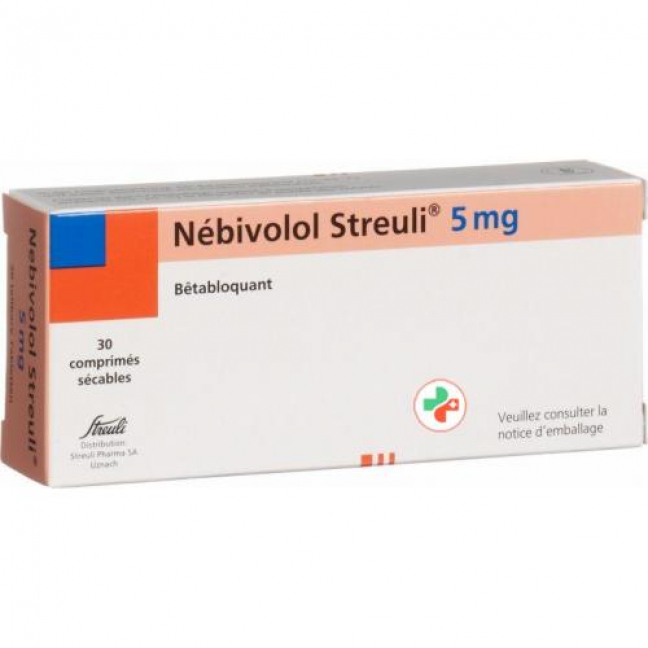 Nebivolol Streuli 5 mg 30 tablets