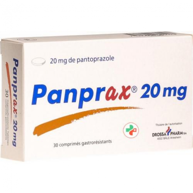 Панпракс 20 мг 30 таблеток покрытых оболочкой 