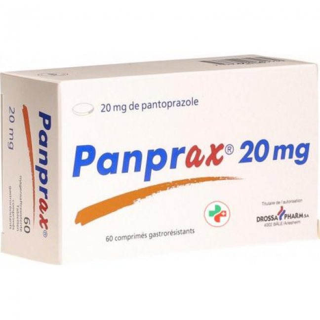 Панпракс 20 мг 60 таблеток покрытых оболочкой 