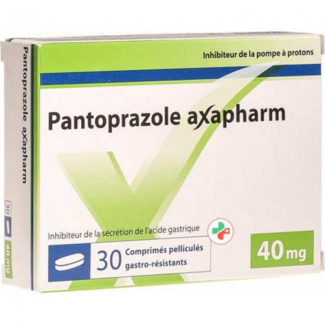 Пантопразол Аксафарм 40 мг 30 таблеток покрытых оболочкой 