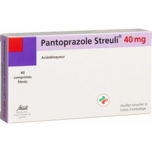 Пантопразол Штройли 40 мг 60 таблеток покрытых оболочкой