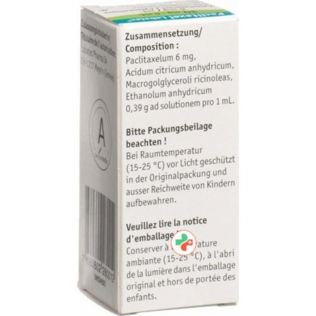 Paclitaxel 30 mg/5 ml Durchstechflasche 8 ml