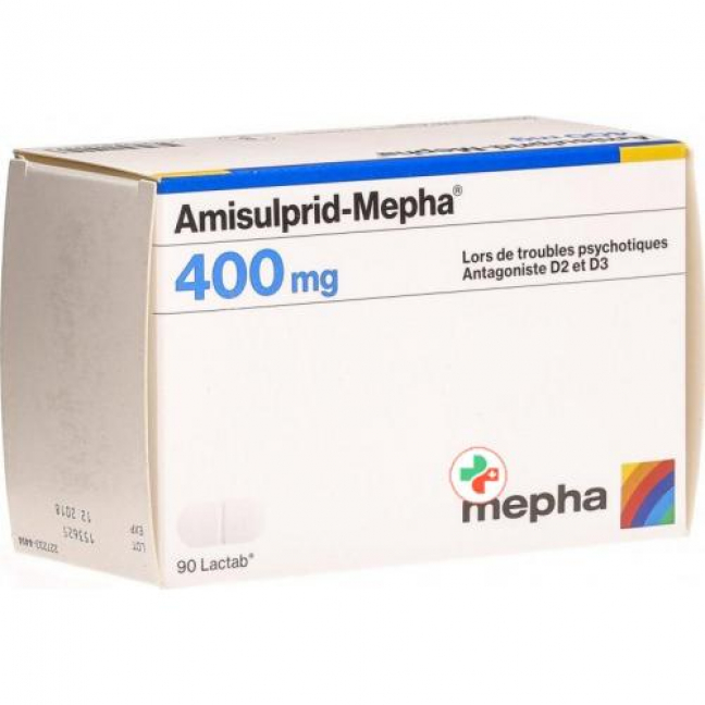 Амисульприд Мефа 400 мг 90 таблеток покрытых оболочкой