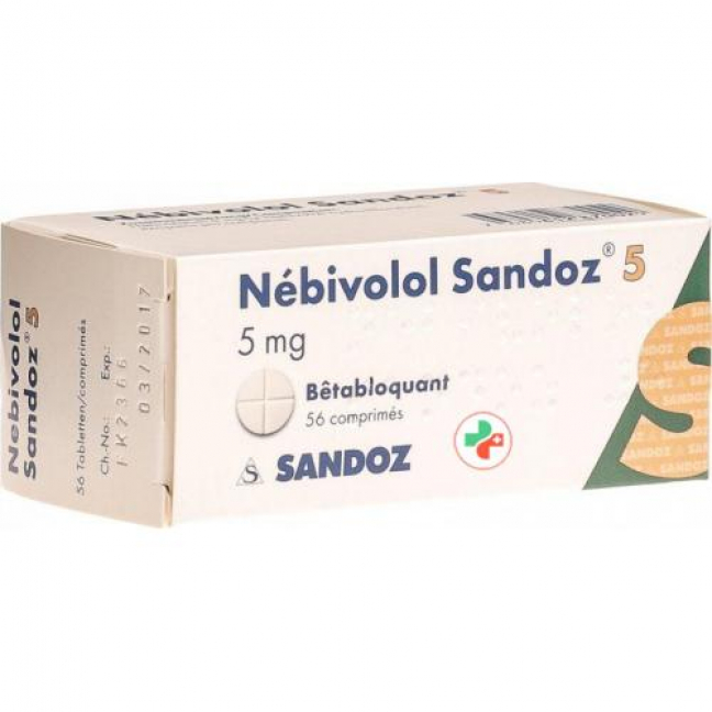 Небиволол Сандоз 5 мг 56 таблеток