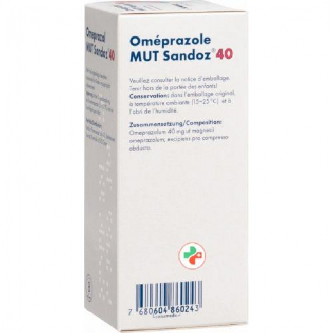 Omeprazol Mut Sandoz 40 mg 56 filmtablets
