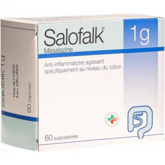 Салофальк 1 г 60 суппозиториев
