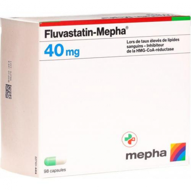 Флувастатин Мефа 40 мг 98 капсул