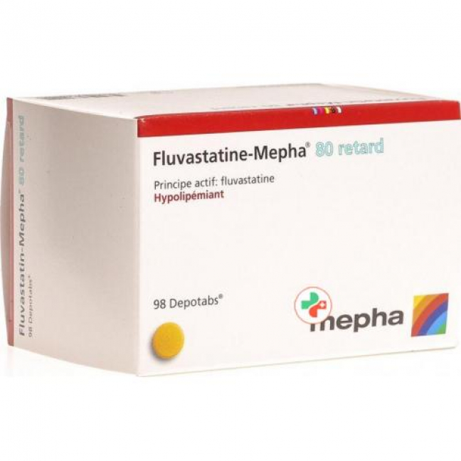 Флувастатин Мефа Ретард 80 мг 98 депо таблеток