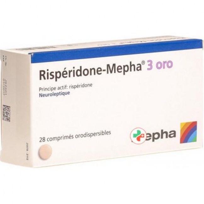 Рисперидон Мефа Оро 3 мг 28 ородиспергируемых таблеток