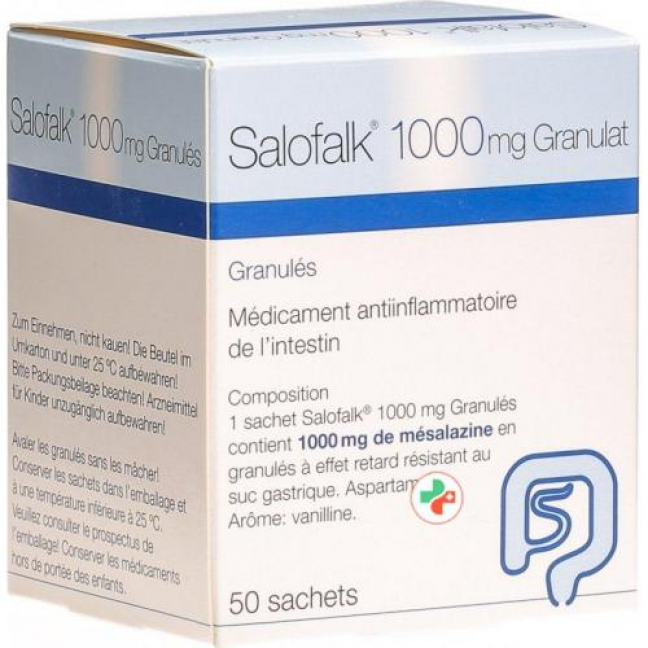 Салофальк гранулы 1000 мг 50 пакетиков 