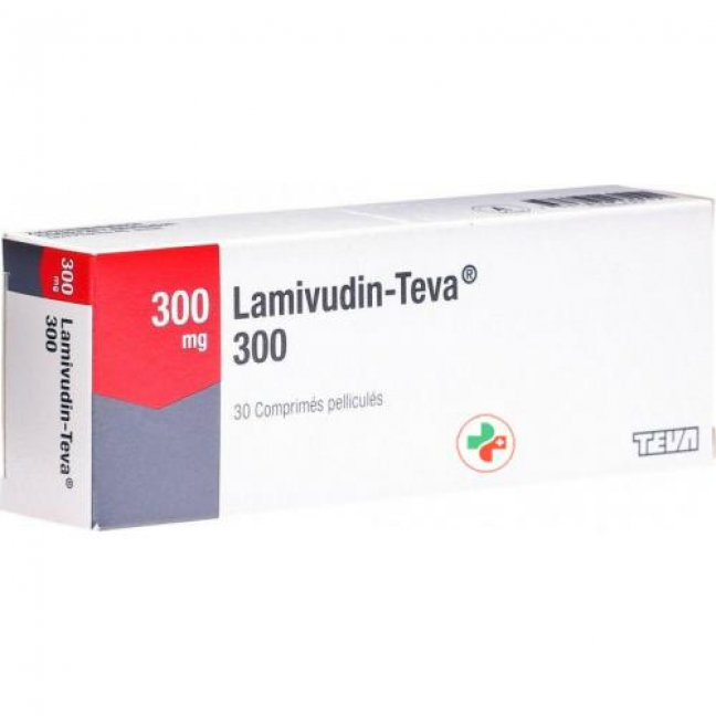 Ламивудин Тева 300 мг 30 таблеток покрытых оболочкой