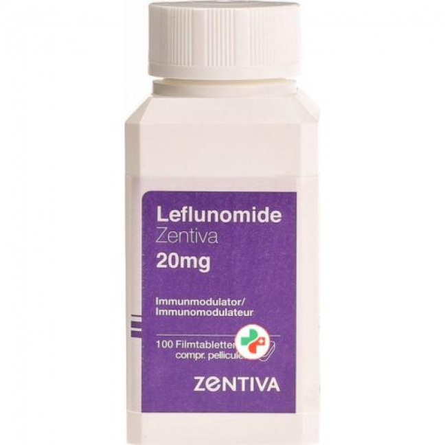 Лефлуномид Зентива 20 мг 100 таблеток покрытых оболочкой 