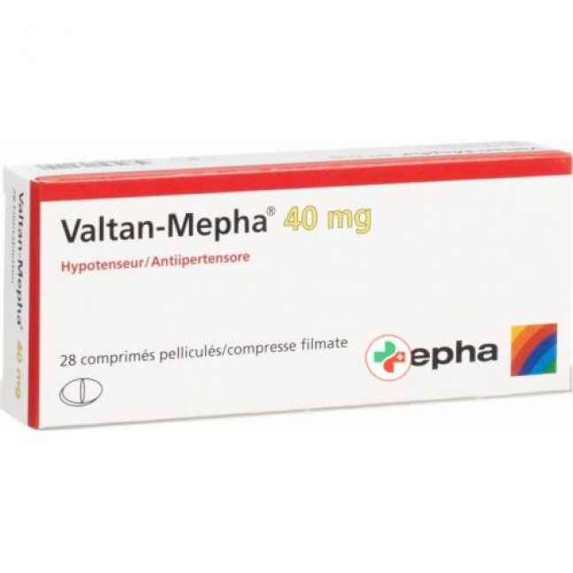 Валтан Мефа 40 мг 28 таблеток покрытых оболочкой 