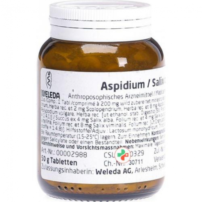 Weleda Aspidium/salix Comp в таблетках, 50г