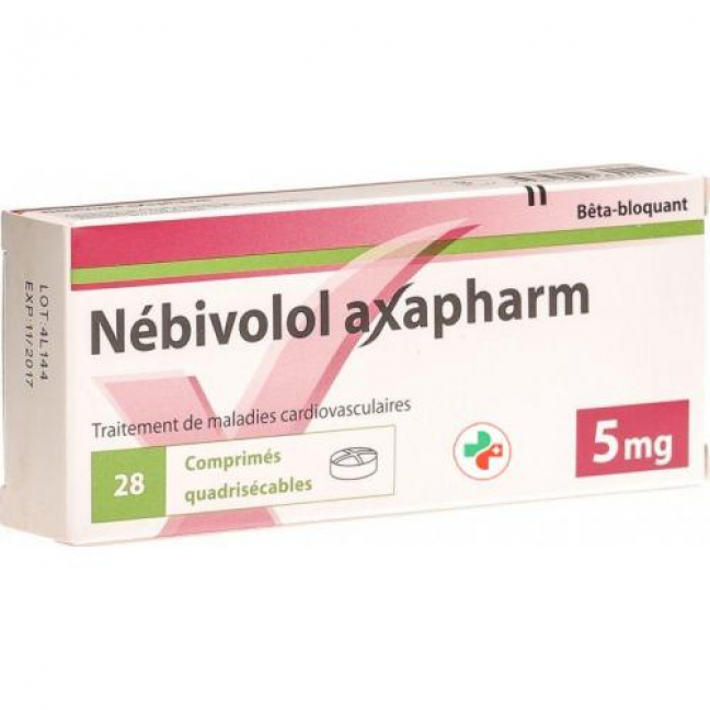 Небиволол Аксафарм 5 мг 28 таблеток