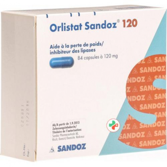 Орлистат Сандоз 120 мг 84 капсулы