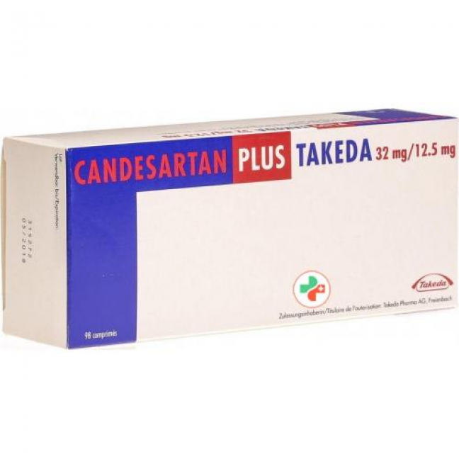 Кандесартан плюс Такеда 32/12,5 мг 98 таблеток