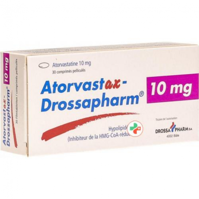 Аторвастакс 10 мг 30 таблеток покрытых оболочкой