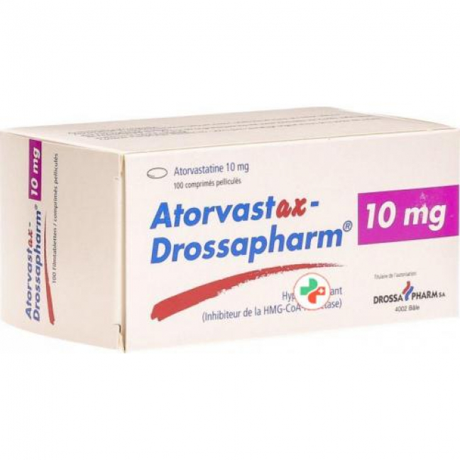 Аторвастакс 10 мг 100 таблеток покрытых оболочкой