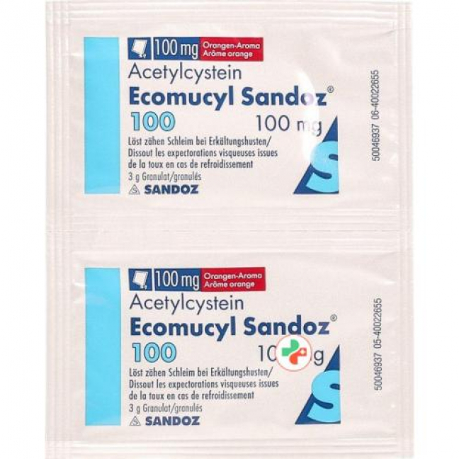 Экомуцил Сандоз 100 мг 30 пакетиков гранулы 