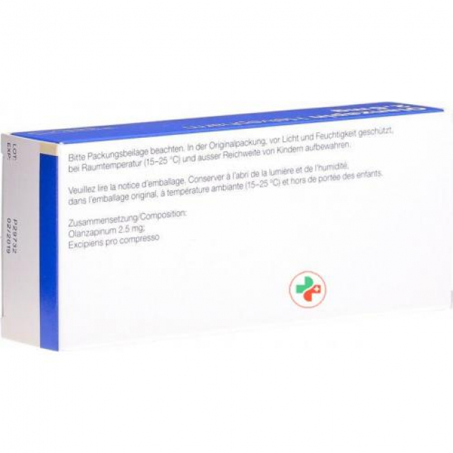 Оланзапин Хелвефарм 2,5 мг 28 таблеток 