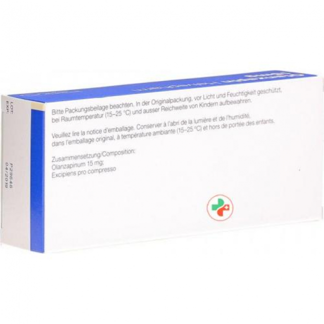 Оланзапин Хелвефарм 15 мг 28 таблеток