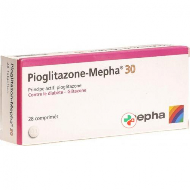 Пиоглитазон Мефа 30 мг 28 таблеток