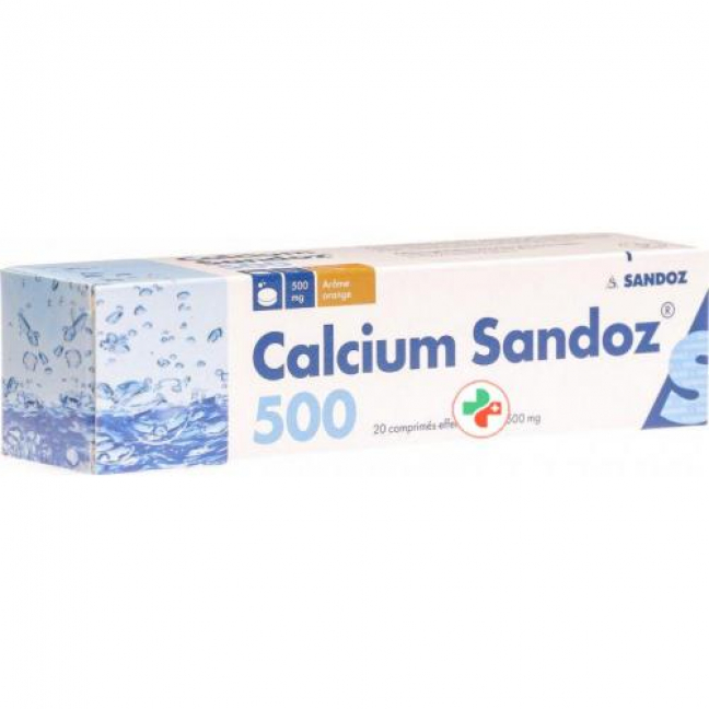 Кальций Сандоз 500 мг 20 шипучих таблеток 