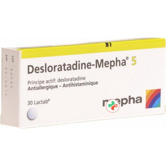 Дезлоратадин Мефа 5 мг 30 таблеток покрытых оболочкой
