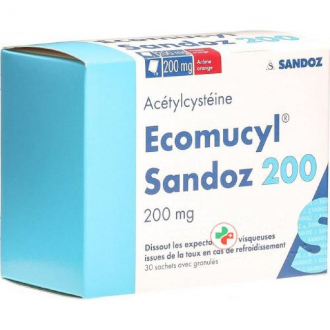 Экомуцил Сандоз гранулы 200 мг 30 пакетиков