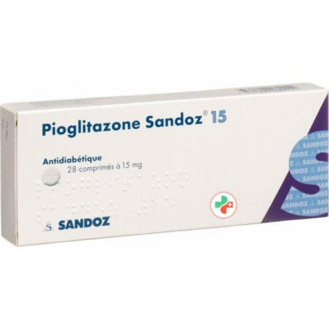Пиоглитазон Сандоз15 мг 28 таблеток