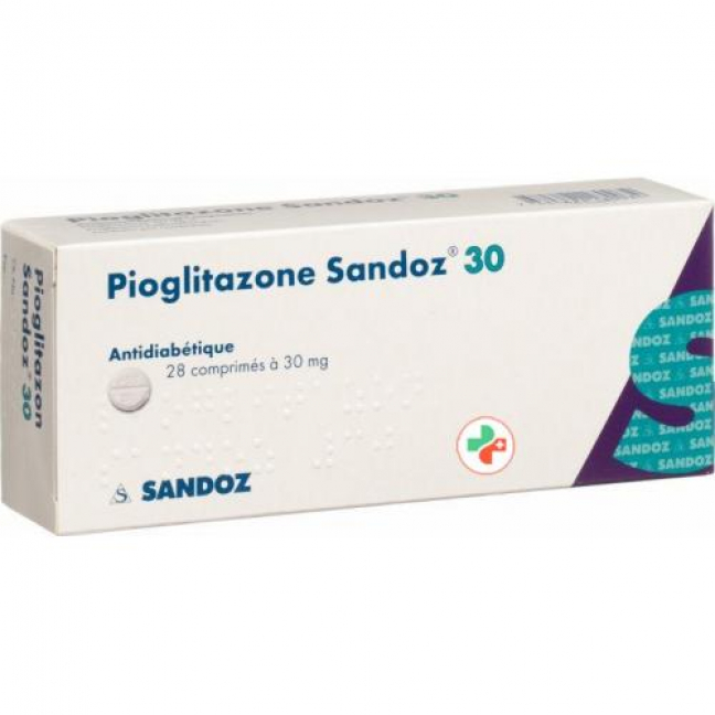 Пиоглитазон Сандоз 30 мг 28 таблеток 