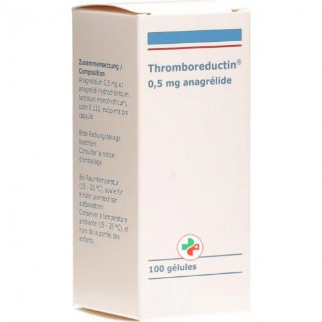 Тромборедуктин 0,5 мг 100 капсул