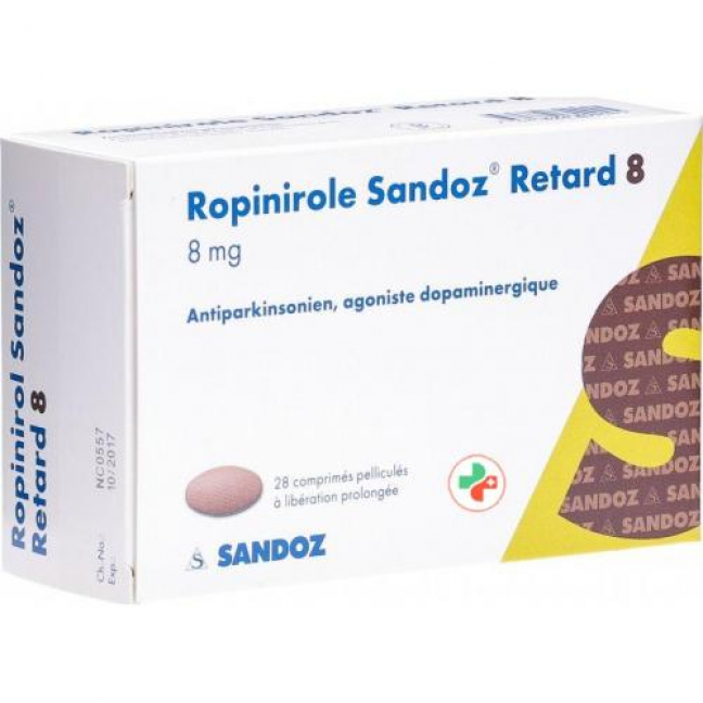 Ропинирол Сандоз Ретард 8 мг 28 таблеток