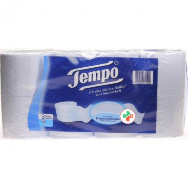 Tempo Toipa Toilettenpapier 3 Lag Blau 150b 16 штук