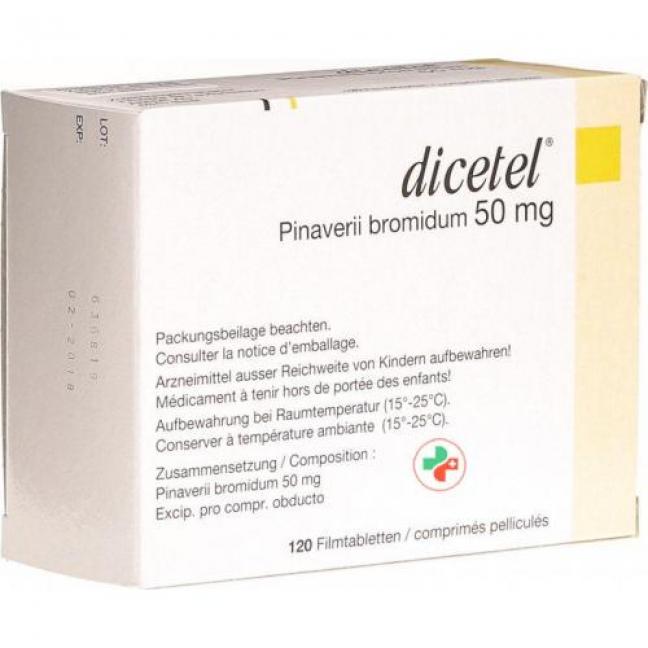 Дицетел 50 мг 120 таблеток покрытых оболочкой 