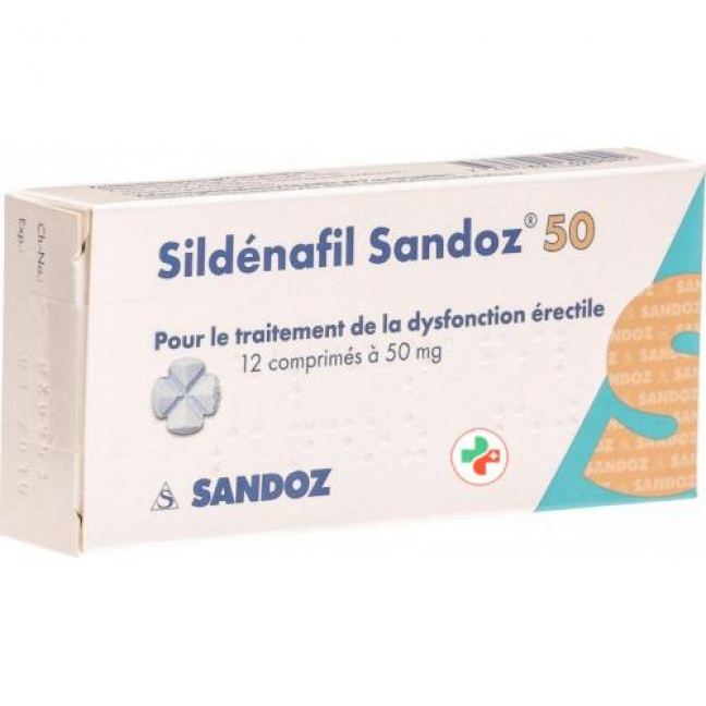 Силденафил Сандоз 50 мг 12 таблеток 