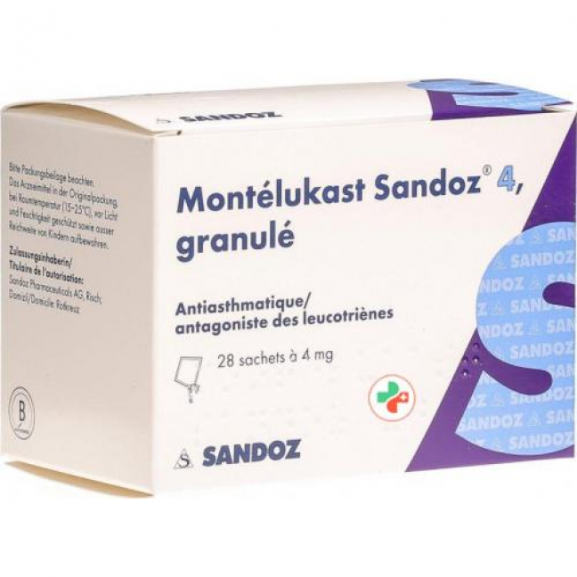 Монтелукаст Сандоз гранулы 4 мг 28 пакетиков
