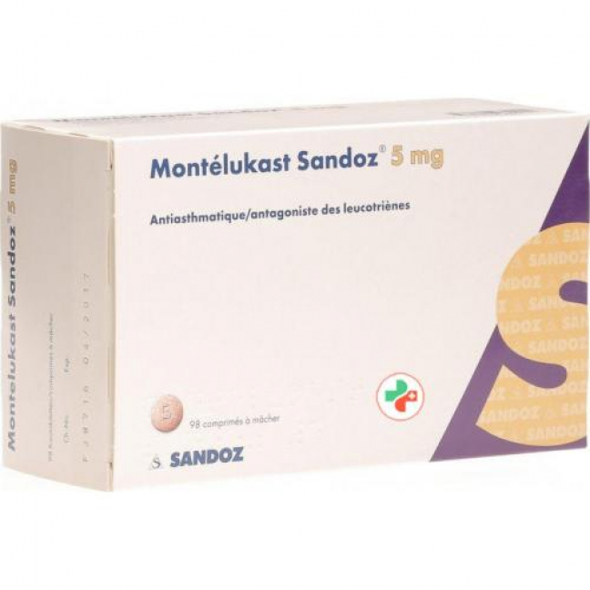 Montelukast Sandoz 5 mg 98 Kautablets