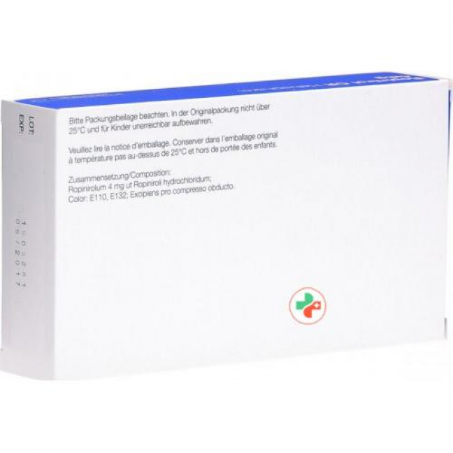 Ropinirol CR Helvepharm 4 mg 28 Depotabs