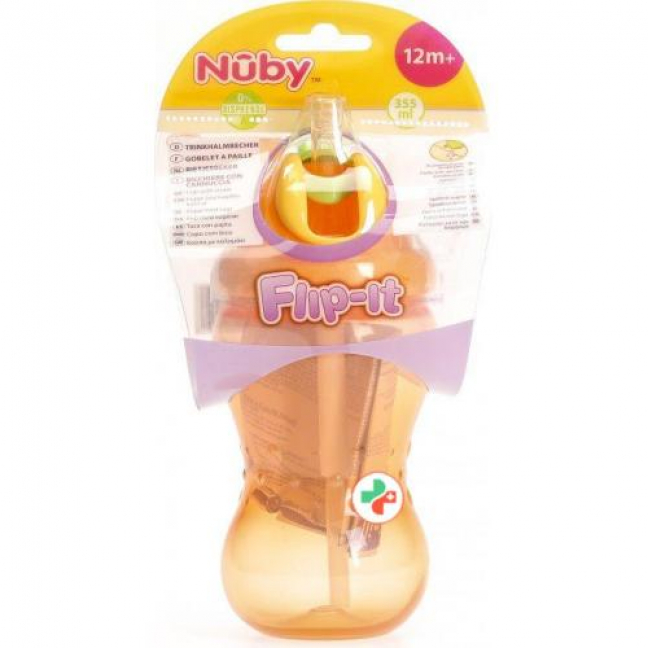 Nuby Flip-It Trinkhalmbecher