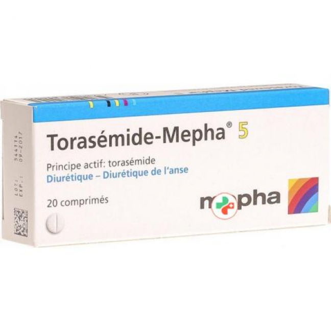 Торасемид Мефа 5 мг 20 таблеток