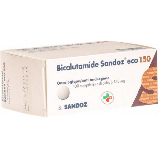 Бикалутамид Сандоз Эко 150 мг 100 таблеток покрытых оболочкой 