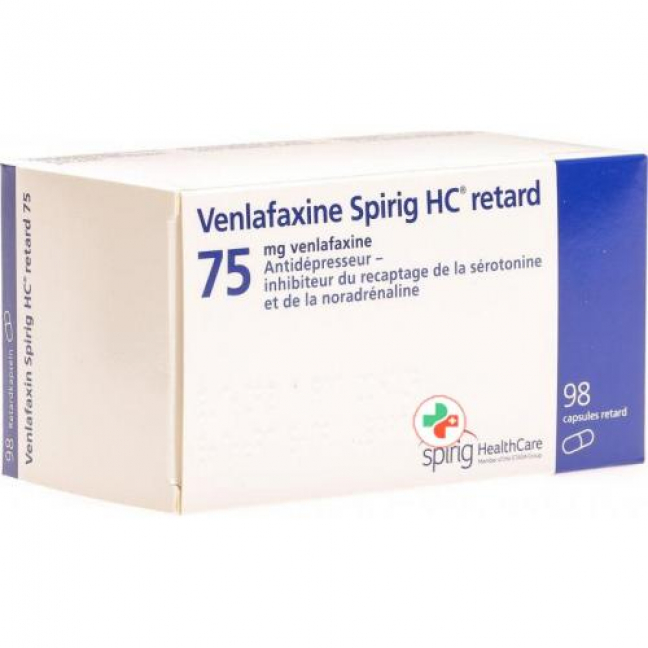 Венлафаксин Спириг HC Ретард 75 мг 98 капсул 