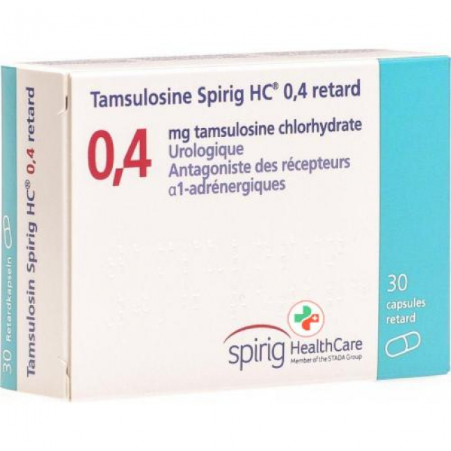 Тамсулозин Спириг HC 0,4 мг 30 ретард капсул 